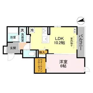 D-Grande新根塚町W【2階】の間取り