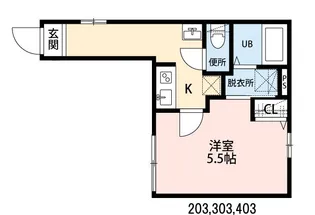 クレシア【3階】の間取り