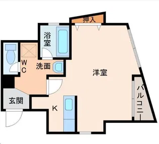 アークスクエア金宝堂【5階】の間取り