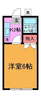 ハイム金子I【1階】の間取り