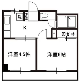 志幸91SHIKI (不二マンション)【3階】の間取り