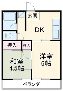 グリーンハイツ【1階】の間取り
