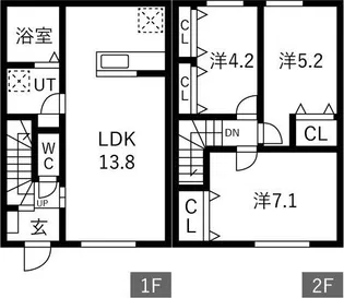グラン・フラワー C棟の間取り