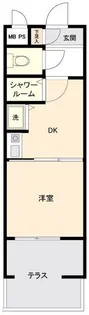 ライオンズマンション江古田第5【1階】の間取り