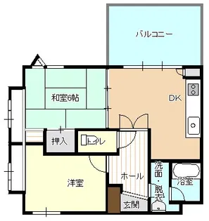 チェリーハイツ【4階】の間取り