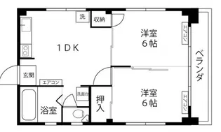 ケヤキハイツ【3階】の間取り