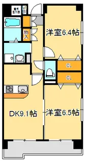 CITY太子堂【4階】の間取り
