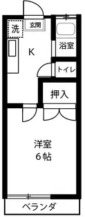 ハイツ寺尾A【1階】の間取り