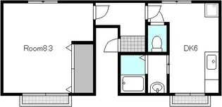 メゾン長谷川【3階】の間取り