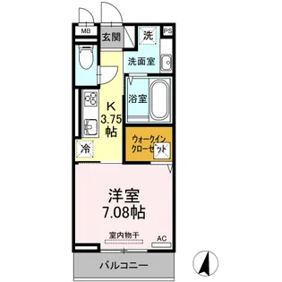 徳島県徳島市南佐古六番町【マンション】の間取り
