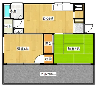 ロイヤルハイツ【2階】の間取り