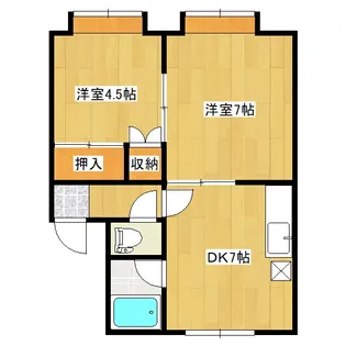 ル・シャレ【2階】の間取り