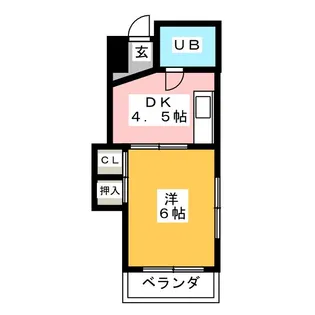 アーバンハイツII【3階】の間取り
