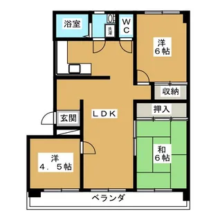 MIIビルディング【8階】の間取り