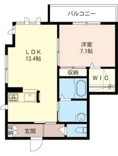 エクセレントプレイス【1階】の間取り