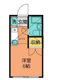 サウスコーストA【2階】の間取り