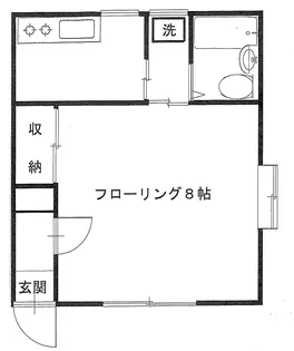 サンハイツ【1階】の間取り