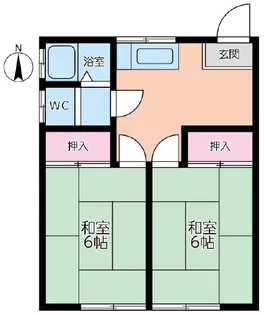 高橋第3【2階】の間取り