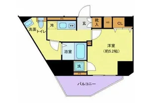 ジェノヴィア渋谷笹塚スカイガーデン【2階】の間取り