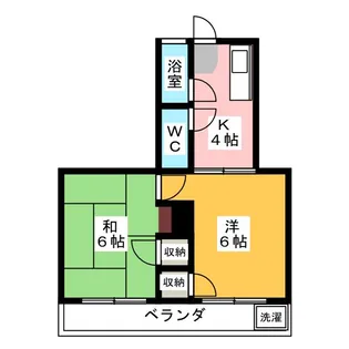 第一コーポ秀英【2階】の間取り