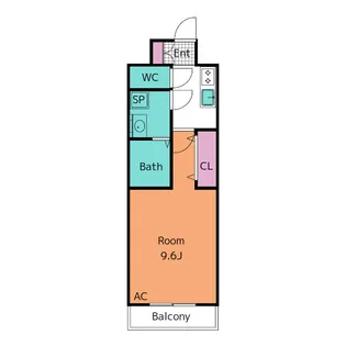 S-RESIDENCE岡崎公園aureate【8階】の間取り