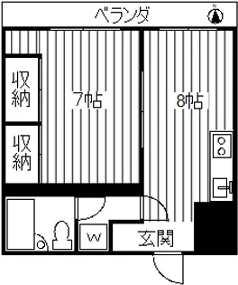 メゾンド関口【4階】の間取り