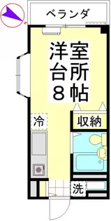 エステートピアオークス【2階】の間取り