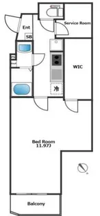 アンベリール代田橋【4階】の間取り