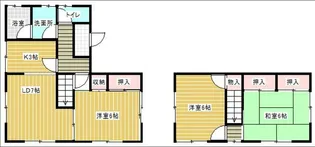 千葉県木更津市八幡台2【一戸建】の間取り