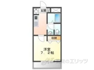 1Kの間取り画像