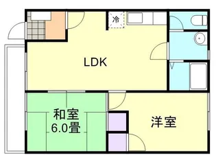 サンフラワー今【1階】の間取り