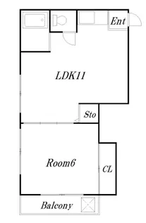 コーポ石川【3階】の間取り
