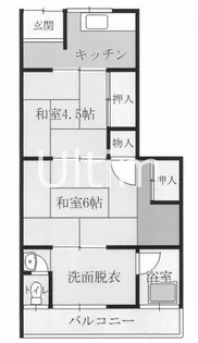 第一静洛荘【2階】の間取り