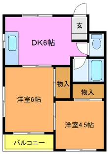 東京都墨田区八広2【マンション】の間取り