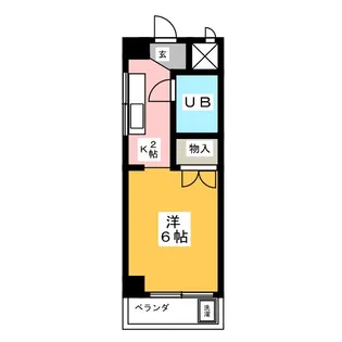 エクセレント小桜【3階】の間取り