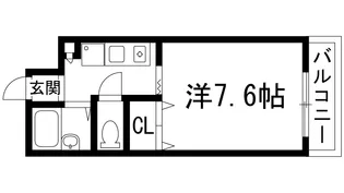 エディフィシオエスペランサ【1階】の間取り