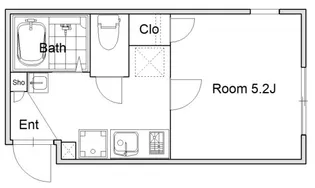 東京都荒川区町屋4【マンション】の間取り