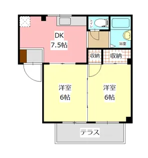 ドリーミーヒルズ長谷川【1階】の間取り