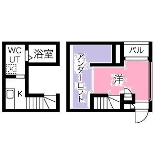 ヴィラ新福寺【1階】の間取り