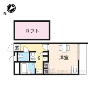 レオパレスgrow【3階】の間取り