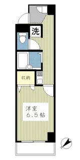 ジュネスEG【4階】の間取り