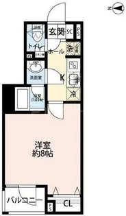 プレール・ドゥーク赤塚【4階】の間取り