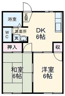 メゾンシーロード【1階】の間取り