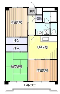 東京都東村山市廻田町1【マンション】の間取り