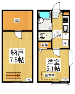 ヒルサイド清瀬【2階】の間取り