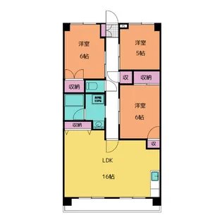 エステマール【1階】の間取り