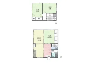 愛知県豊橋市岩屋町字岩屋下【一戸建】の間取り