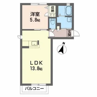 ジョイカーム A【1階】の間取り