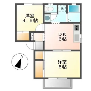 フローリッシュ【2階】の間取り