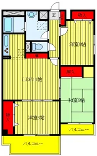 パークヒルズ西台【3階】の間取り